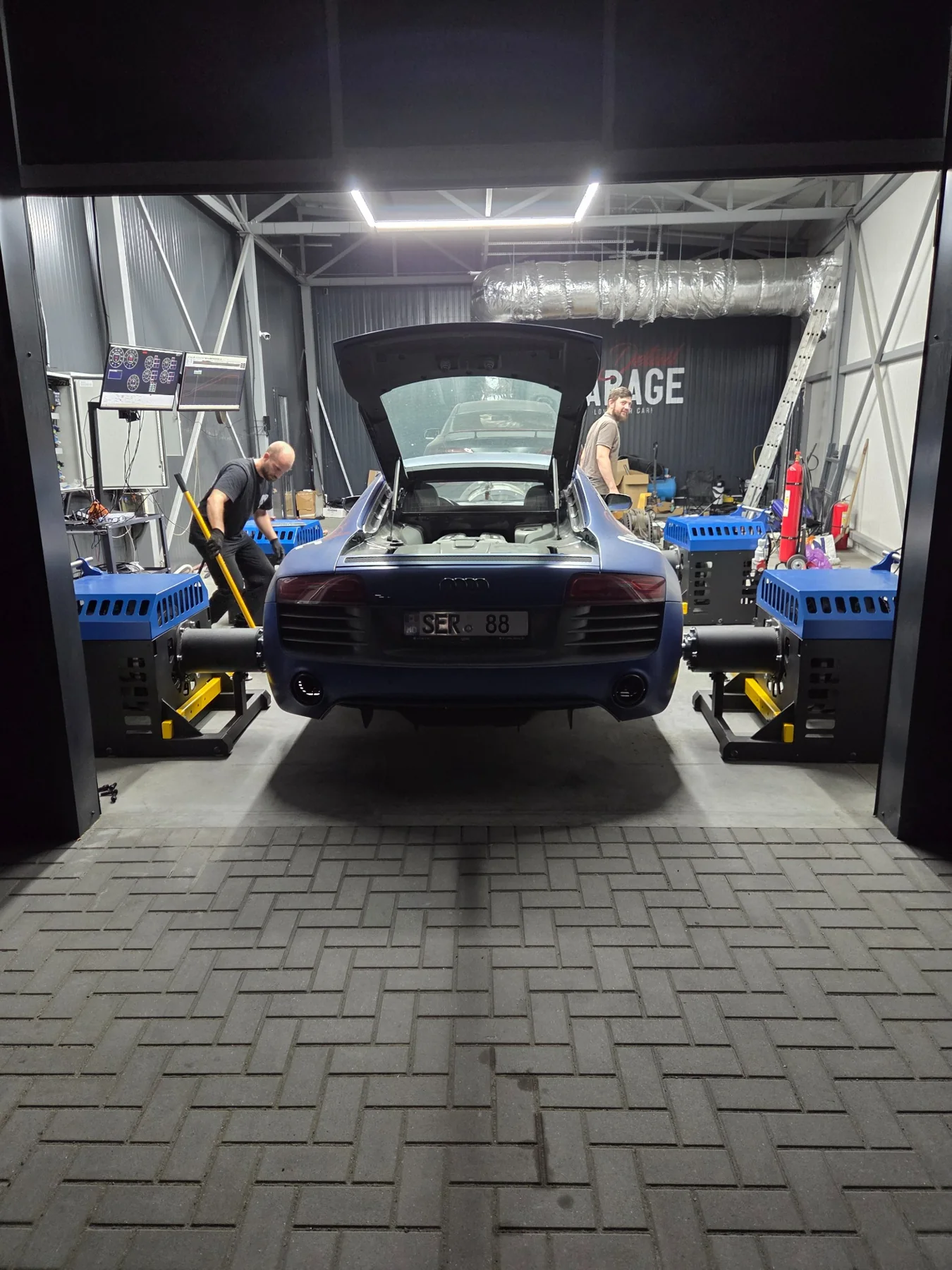 Hub dyno customer installation
